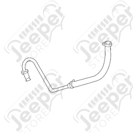 Durite de retour de direction assistée (boitier de direction vers le bocal de direction) 2.4L essence pour Jeep Wrangler TJ 
