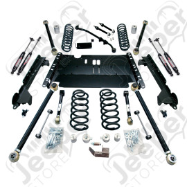 LJ LWB: 4” Enduro LCG Long Arm Suspension System & 9550 VSS Twin-Tube Shocks