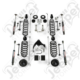 JK 4dr: 4” Coil Spring Base Lift Kit & 9550 VSS Twin-Tube