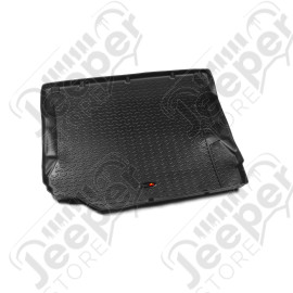 Tapis de sol de coffre arrière en caoutchouc noir - Jeep Wrangler JK Unlimited (4 portes) - 1566.29 / 20521 / 12975.01
