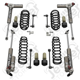 JK 4dr: 1.5” Sport ST1 Spring Lift System & Falcon 3.3 Fast Adjust