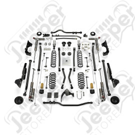 JK 4dr: 6” Alpine RT6 Long Arm Suspension System & Falcon 3.3 Fast Adjust