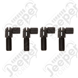 Kit de 4 fixations pour bâche soft top d'origine Jeep, Jeep Wrangler JK 4 portes