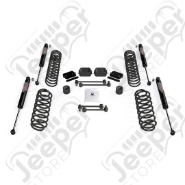 JL 2dr: 2.5” Coil Spring Base Lift Kit & 9550 VSS Twin-Tube Shocks