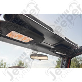 Console de rangement haut de baie de pare brise Jeep Wrangler JK