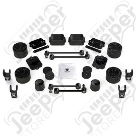 JL 4dr Sport/Sahara: 2.5” Performance Spacer Lift Kit & Shock Extensions