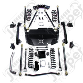 TJ SWB: 4” Pro LCG Long Arm Suspension System – No Shocks