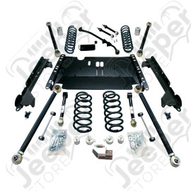 LJ LWB: 4” Enduro LCG Long Arm Suspension System – No Shocks