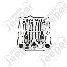 JK 2dr: 4” Suspension System w/ 8 Alpine Short Control Arms & 9550 VSS Twin-Tube