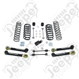 TJ: 3” Suspension System w/ 4 Short Control Arms – No Shocks