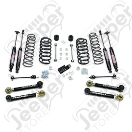 TJ: 4” Suspension System w/ 4 Short Control Arms & 9550 VSS Twin-Tube Shocks