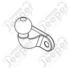 Crochet d'attelage DÉMONTABLE pour Jeep Grand Cherokee WH, WK (sauf SRT8)