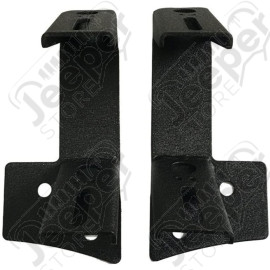Kit de support sur baie de pare brise pour 2 phares (la paire) Jeep Wrangler JK