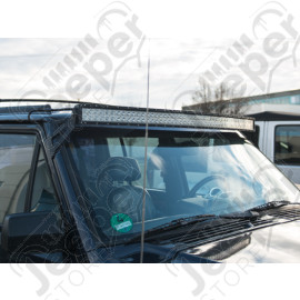 Support noir pour barre de LED Jeep Cherokee XJ