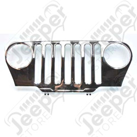 Enjoliveur de calandre acier inox Jeep Wrangler TJ