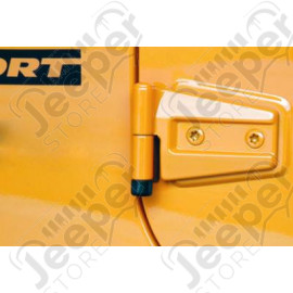 Kit de 2 écrous antivols pour 2 portes (avant ou arrière) pour Jeep Wrangler JK