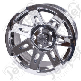 Déstockage: Lot de 5 jantes aluminium XHD Rugged Ridge (couleur chrome) 5x127 - 9x17 - ET: -12
