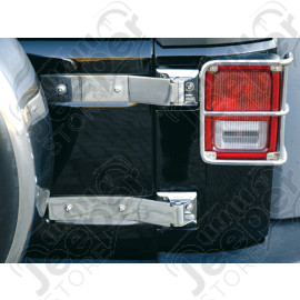 Kit charnières de ridelle de coffre acier inox Jeep Wrangler JK