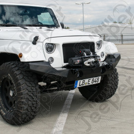 Pare chocs avant acier avec porte treuil Rock Brawler (Poison Spider) Jeep Wrangler JK