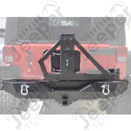 Pare chocs arrière en acier avec porte roue de secours pour Jeep Wrangler JK