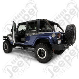 Kit marchepied électrique avec plateau - Jeep Wrangler JK Unlimited (4 portes) - 1534.27 / 75122-15 / 75652-15 / 7565215 / TM6124101 / AGGJWJK4ESS