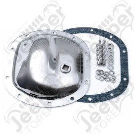 Couvercle de différentiel avant en acier inox chromé Dana 30, YJ, TJ, JK, XJ, ZJ, WJ, ...