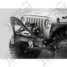Pare chocs avant "Stinger" acier noir Jeep Wrangler YJ, TJ