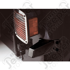 Butoir de roue de secours en acier noir Jeep CJ et Wrangler YJ