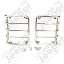 Protections de feu arrière acier inox Jeep Wrangler JK