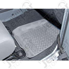 Kit de tapis de sol en caoutchouc avant gris, Wrangler JK (2 ou 4 portes)