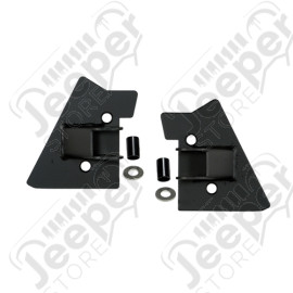 Kit de supports de rétroviseur - Finition : noir - Jeep Wrangler TJ