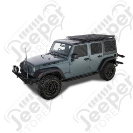 Galerie de toit Rhino-Rack BackBone avec plateau pour Jeep Wrangler JK Unlimited (4 portes) 