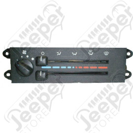 Kit de boutons de ventilation de tableau de bord (sans clim - 5 bornes) pour Jeep Wrangler TJ