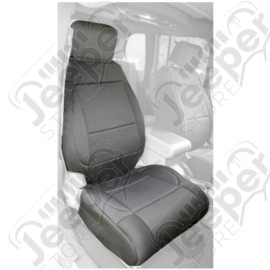 Kit de housses de sièges avant noir en néoprène - Jeep Wrangler JK - 1605.20 / 13214.01 / 391321401