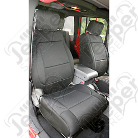 Kit de housses de sièges avant noir en néoprène - Jeep Wrangler JK - 1605.20 / 13214.01 / 391321401
