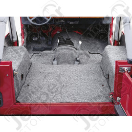 Moquette d'intérieur complète Couleur Gris - Jeep CJ, Wrangler YJ - 13690-09
