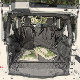 Housse de protection de benne pour Jeep Wrangler JK (4 portes) (pour modèle sans le caisson de l'autoradio)