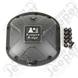 Coquille en aluminium renforcé Rugged Ridge pour pont avant Dana 30 Jeep CJ, Wrangler YJ, TJ, JK, Cherokee XJ, Grand Cherokee ZJ, ZG, WJ, WG