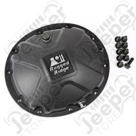 Coquille en aluminium renforcé Rugged Ridge pour pont arrière Dana 35 Jeep Wrangler YJ, TJ, JK, Cherokee XJ, Liberty KJ, Grand Cherokee ZJ, ZG, WJ, WG