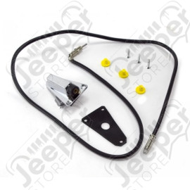 Support antenne chromé (socle) (sans le brin) - Jeep CJ et Wrangler YJ - 17213.01 / 1721301 / 8127842