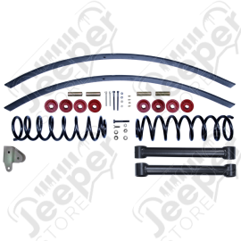 Kit réhausse 3" (+7.50cm) avec add leaf pour Jeep Cherokee XJ (sans amortisseurs)