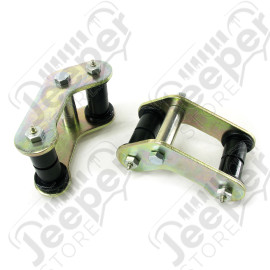 YJ: HD Rear KickBack Shackle Kit – Pair