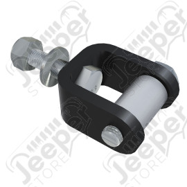 TJ: Upper Sway Bar Quick Disconnect Link U-Bracket, Stud, & Hardware 
