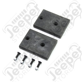 JK: 0.75” SpeedBump Bump Stop Strike Pad Kit – Rear Lower 