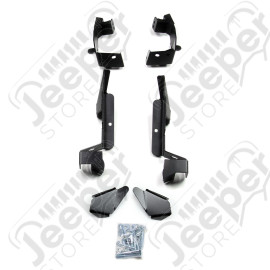 JK: Long Arm Bracket Kit (3–6” Lift)