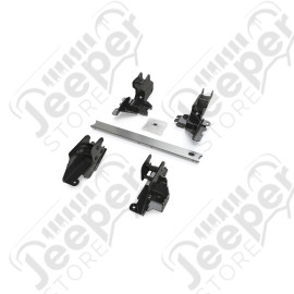 JL 4dr: Long Arm Bracket Kit (3–6” Lift)