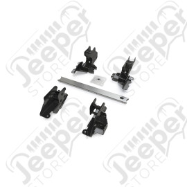 JL 2dr: Long Arm Bracket Kit (3–6” Lift)