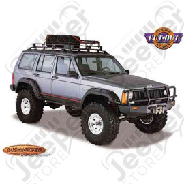 4 Elargisseurs d'ailes BUSHWACKER Jeep Cherokee XJ