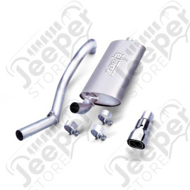 Silencieux BORLA avec tube de sortie moteurs 2.5L et 4.0L - Jeep Wrangler TJ