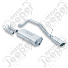 Silencieux BORLA avec tube de sortie moteurs 4.0L et 4.7L V8 - Jeep Grand Cherokee WJ / WG - 14836